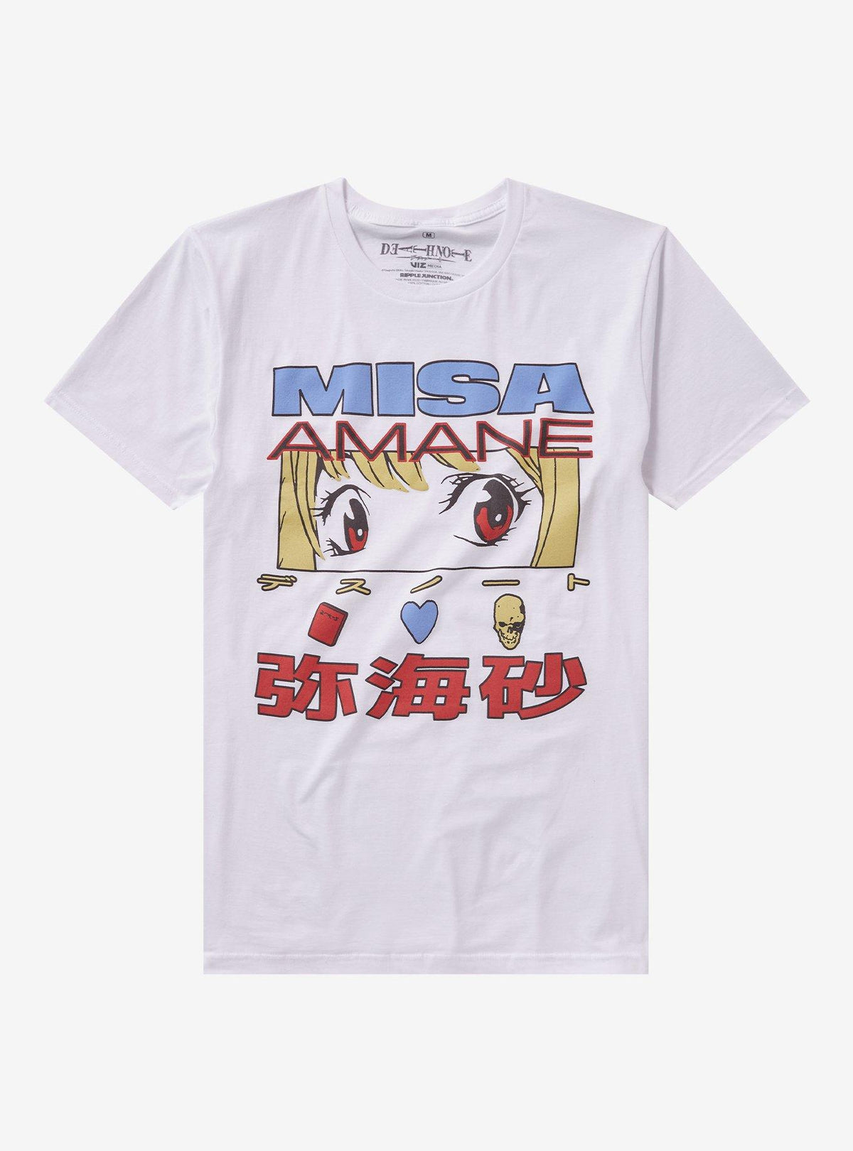 dark mystery anime Misa Amane Eye Panel Girls T-Shirt