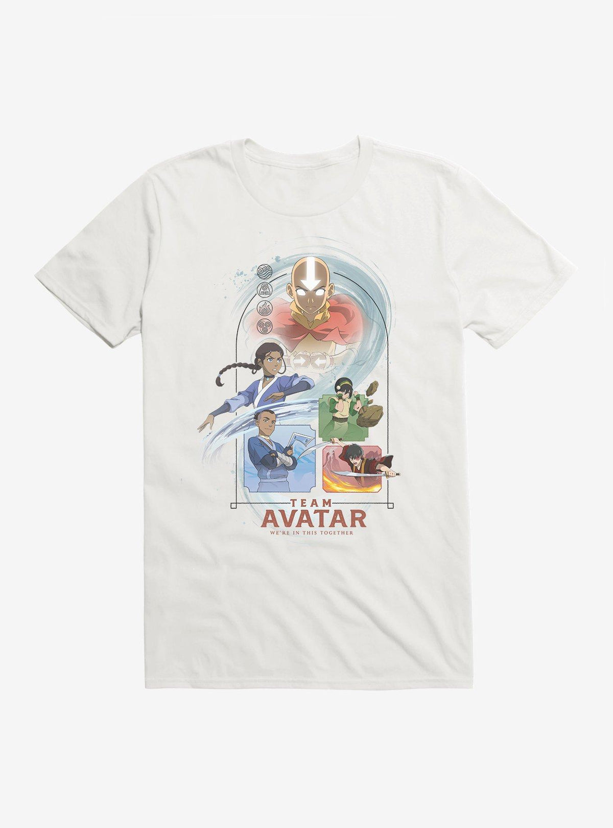 Avatar The Last Airbender Team Avatar T-Shirt