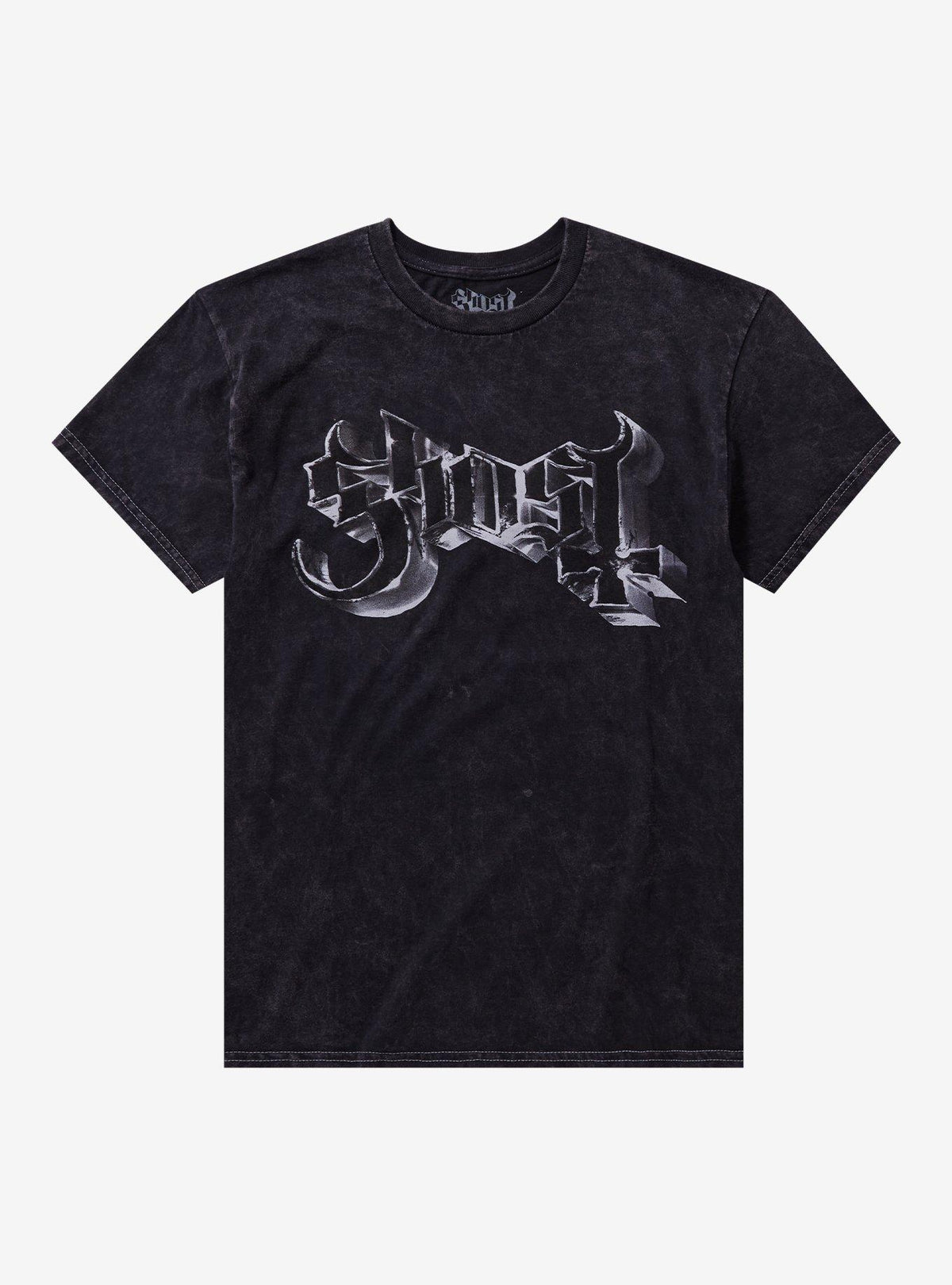 Ghost Logo Mineral Wash T-Shirt
