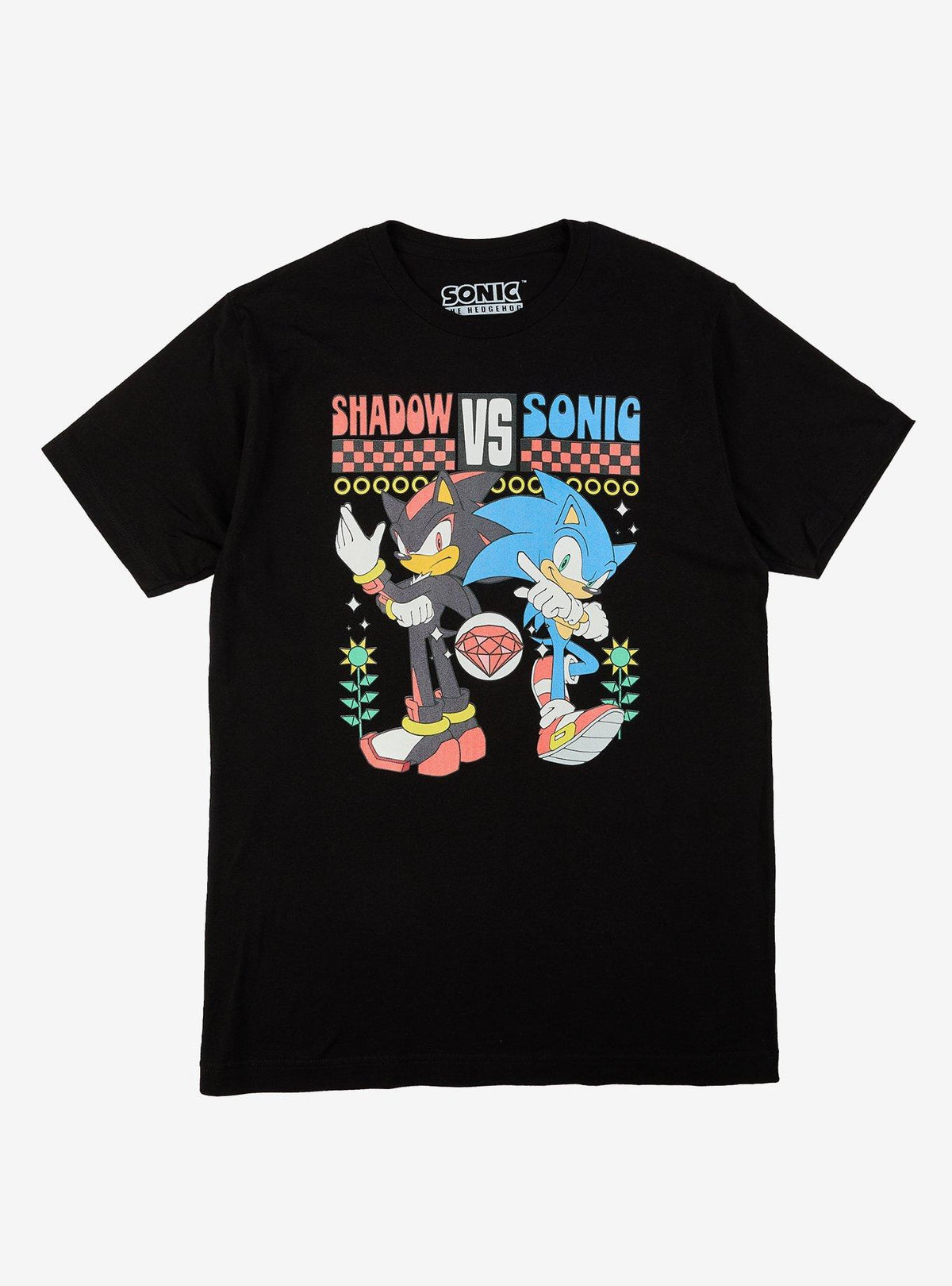 speedy hedgehog Shadow Vs speedy hedgehog Girls T-Shirt
