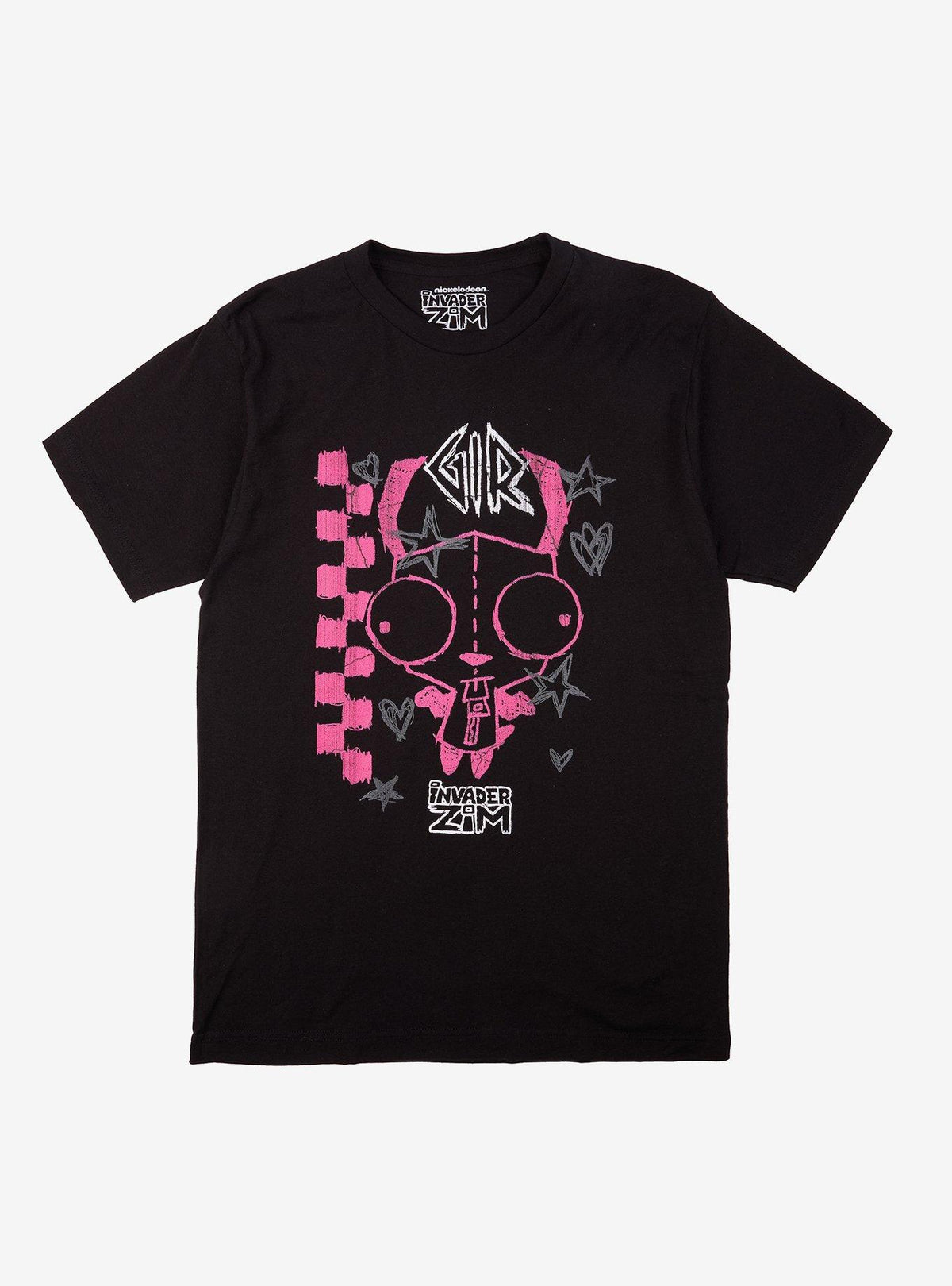 Invader Zim GIR Chalk Art Girls T-Shirt
