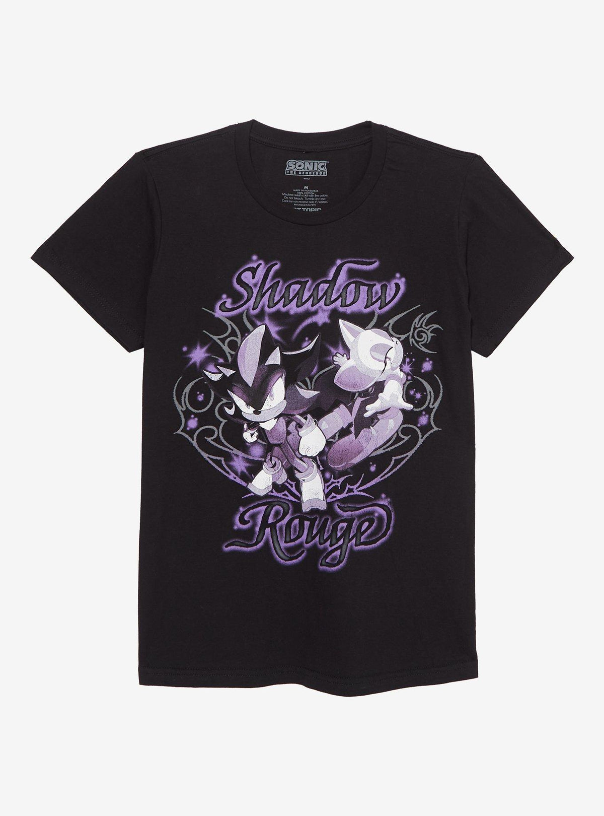 speedy hedgehog X Shadow Generations Dark Beginnings Shadow Rouge Girls T-Shirt