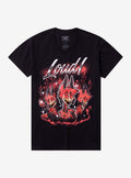 Hazbin Hotel Alastor Loud Collage Airbrush T-Shirt