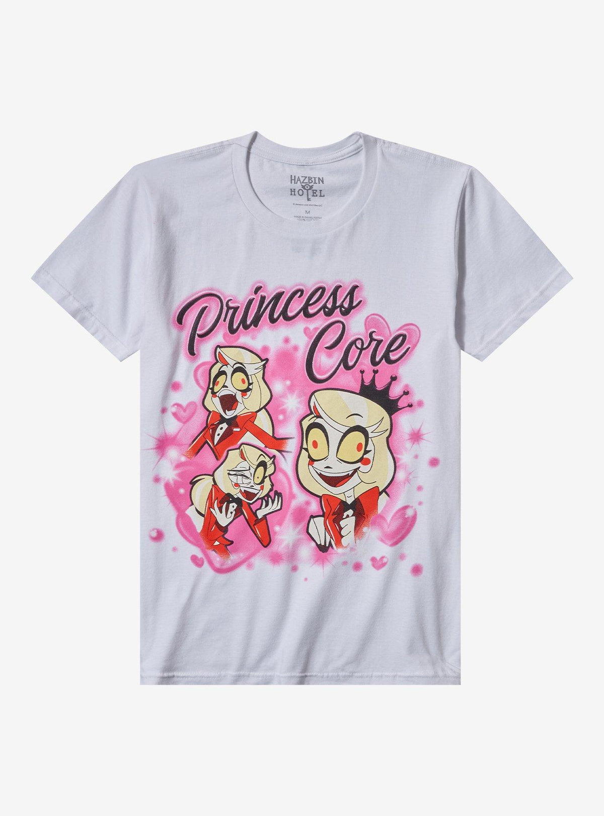 Hazbin Hotel Charlie Princess Core Airbrush T-Shirt