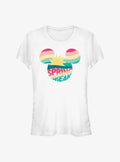 Mickey Mouse Retro Spring Break Girls T-Shirt