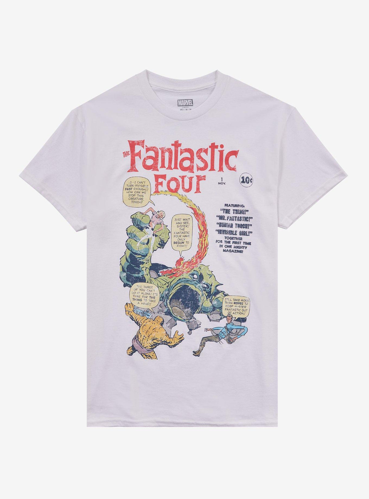 The Fantastic Four Comic Book Cover T-Shirt