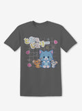 Tom Jerry Gokko Grid Girls T-Shirt