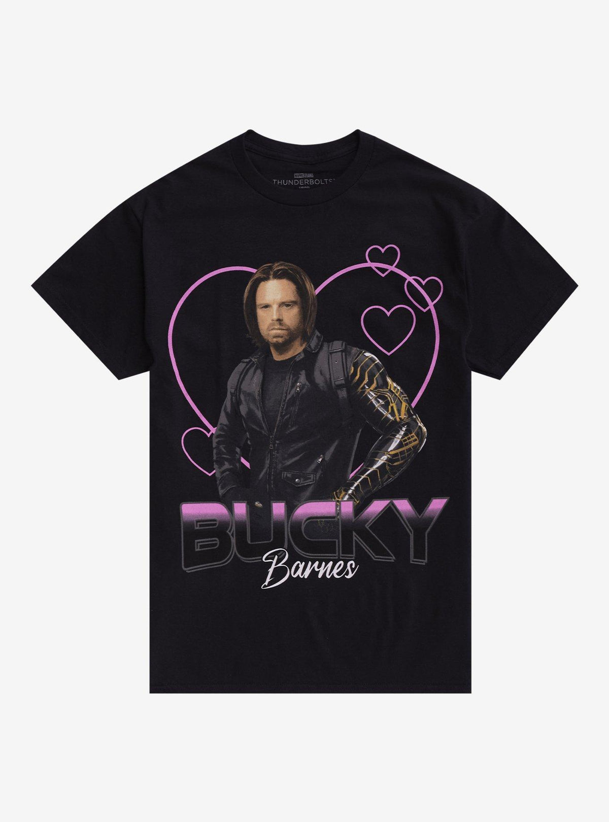 Thunderbolts Bucky Barnes Hearts Girls T-Shirt