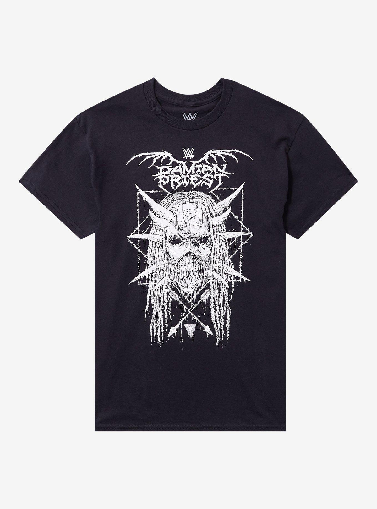 WWE Damian Priest Horned Skull T-Shirt By Riddick