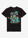 Phineas And Ferb Perry Collage Splatter Dye Girls T-Shirt