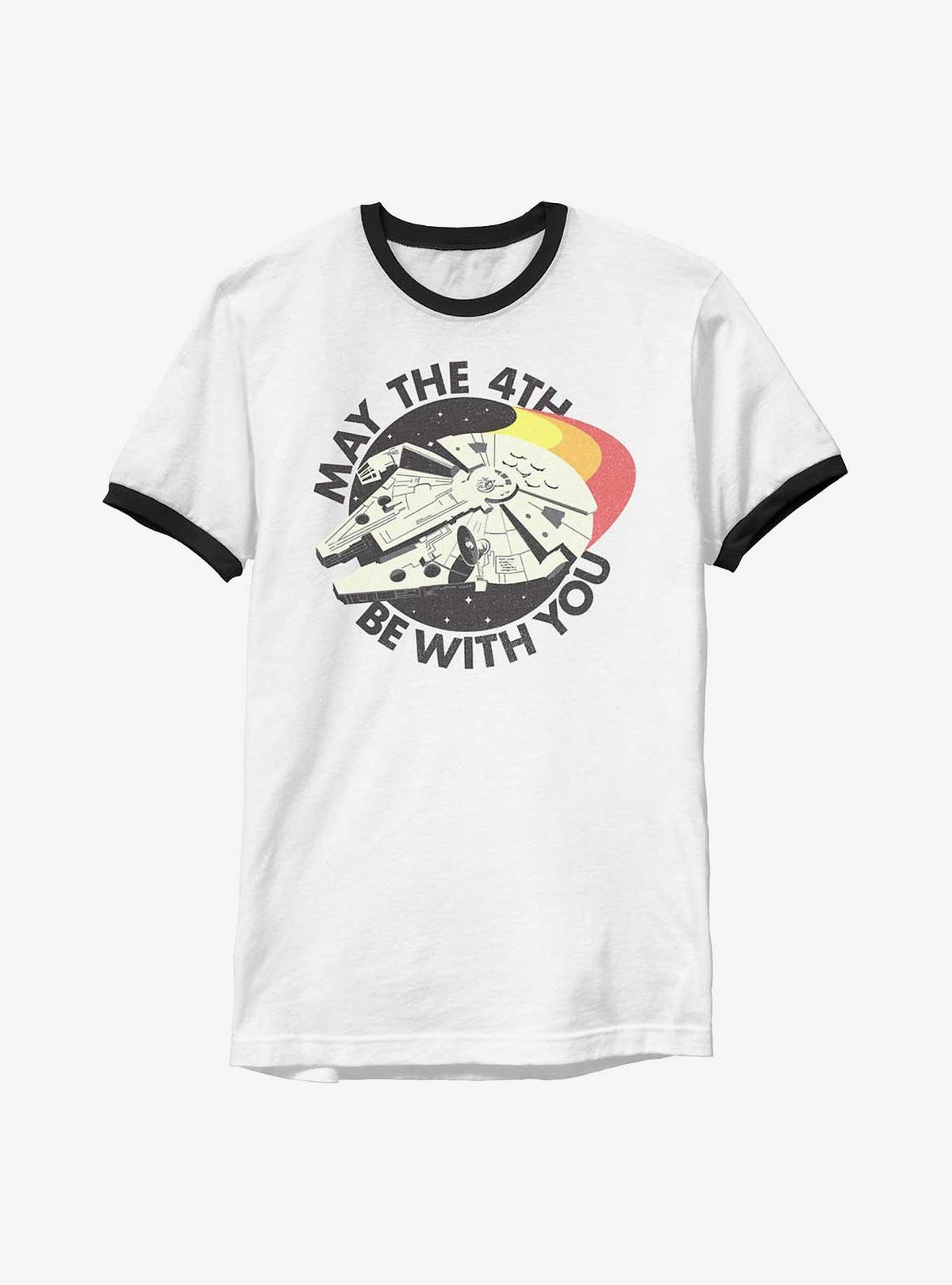 space adventure Retro May Falcon Ringer T-Shirt