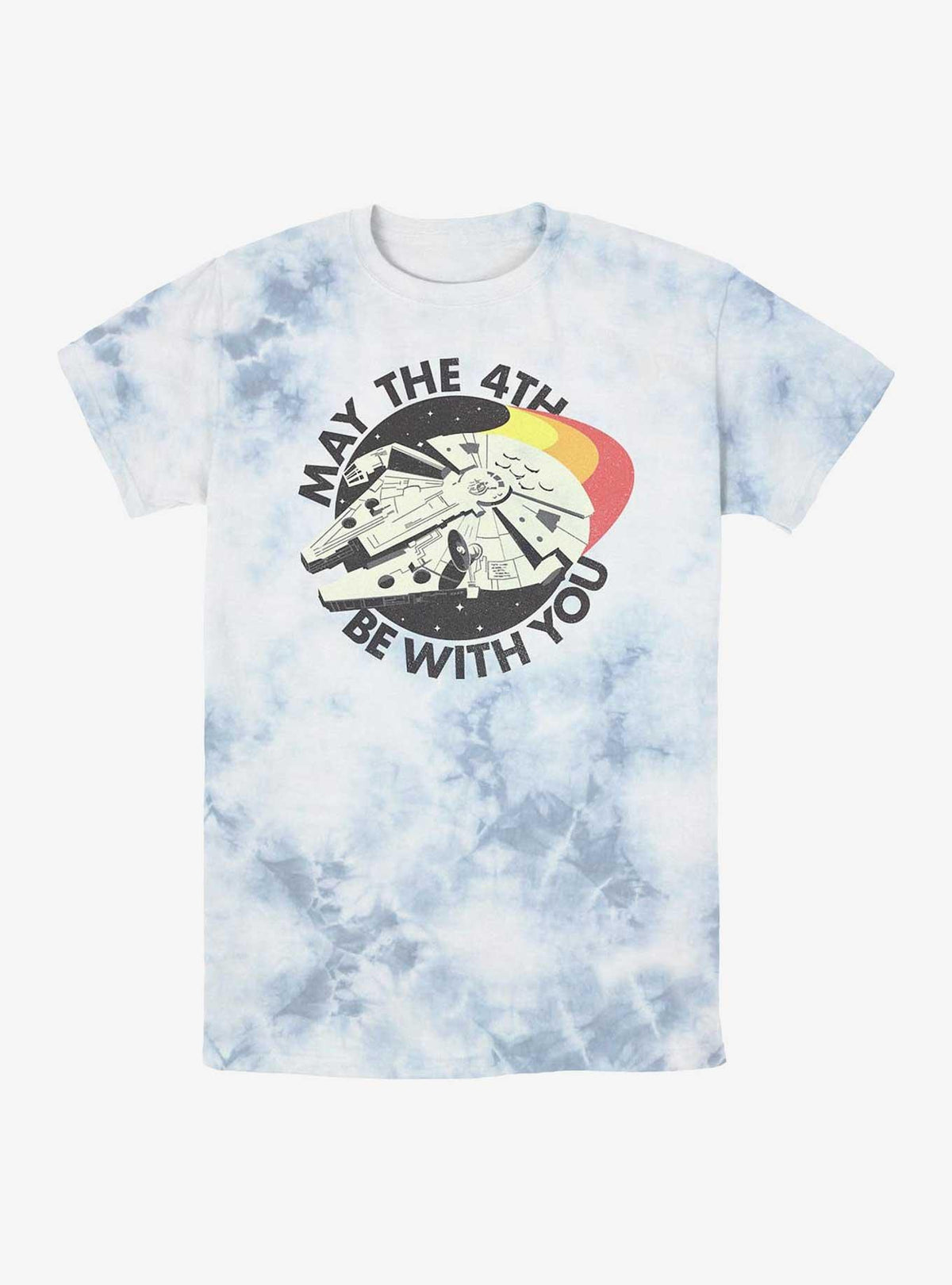 space adventure Retro May Falcon Tie-Dye T-Shirt