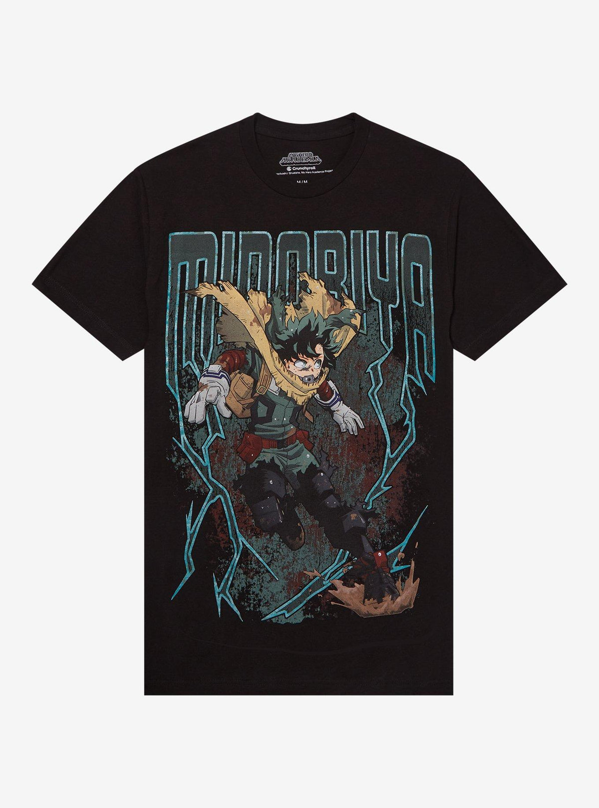 hero anime Midoriya Blackwhip T-Shirt