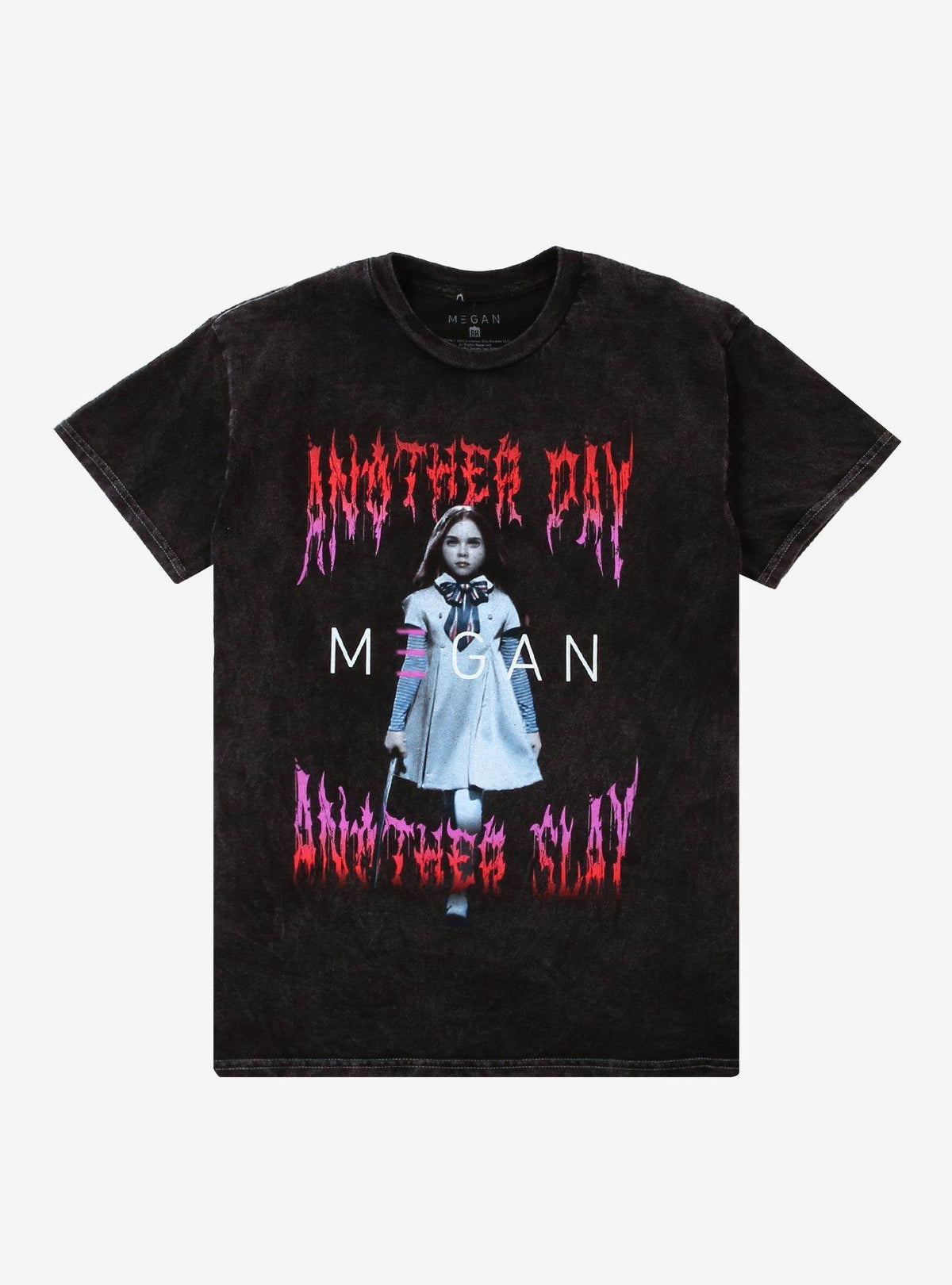 M3GAN 2 0 Another Day Another Slay Mineral Wash T-Shirt