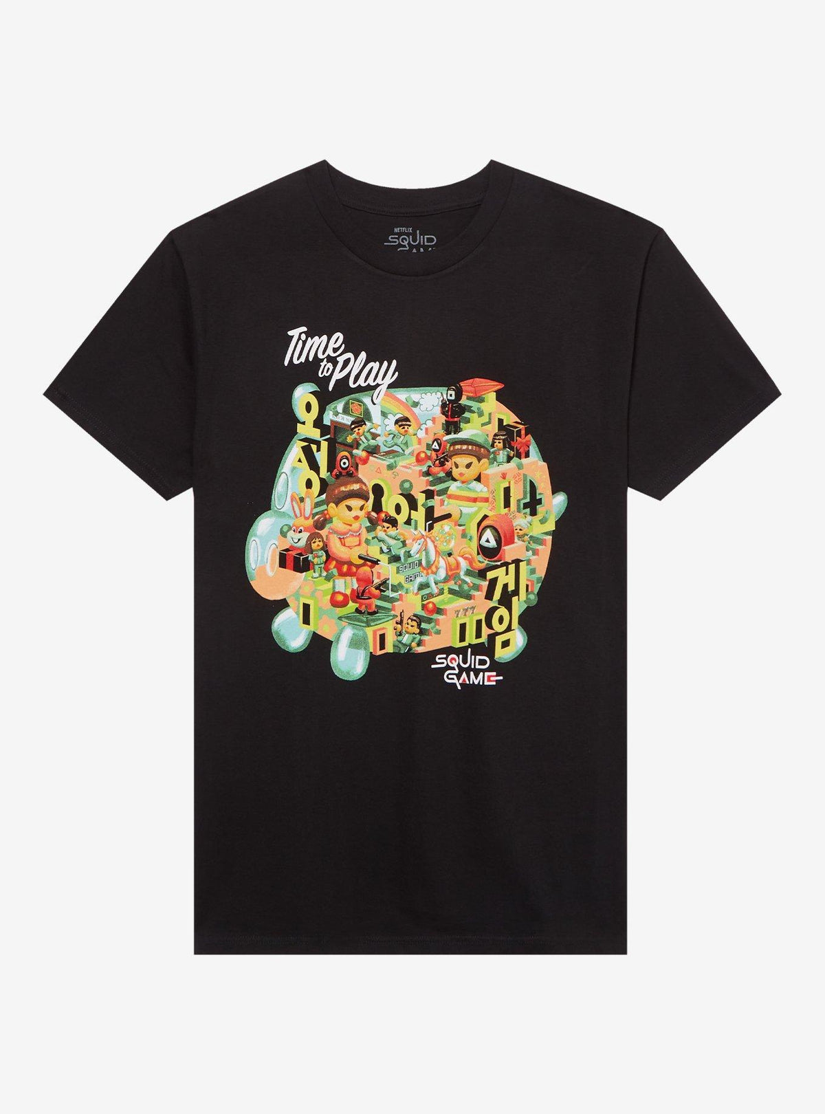 Squid Game Time To Play Collage T-Shirt