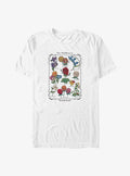 Alice in Wonderland Wild Flowers Big Tall T-Shirt