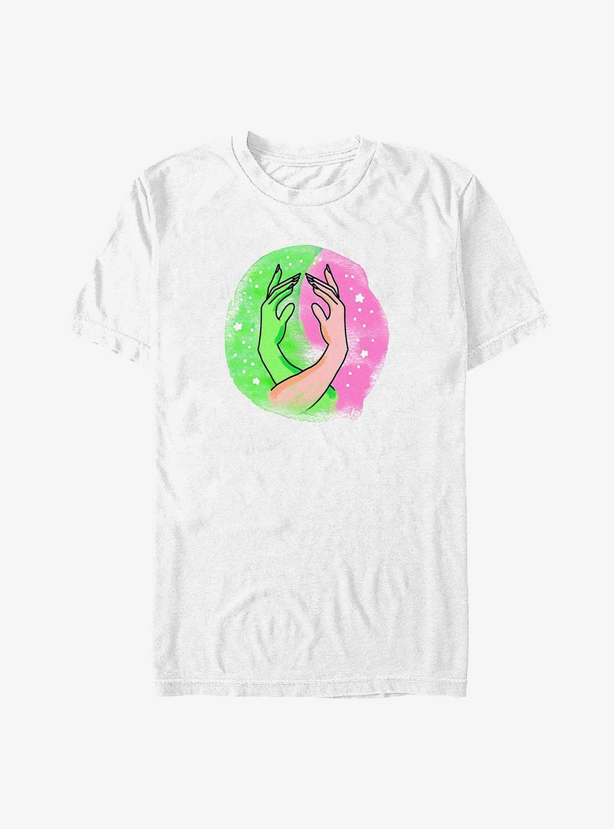 Wicked Pink And Green Hands Big Tall T-Shirt