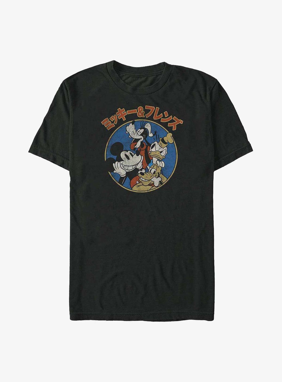 Mickey Mouse Friends Kanji Retro Big Tall T-Shirt