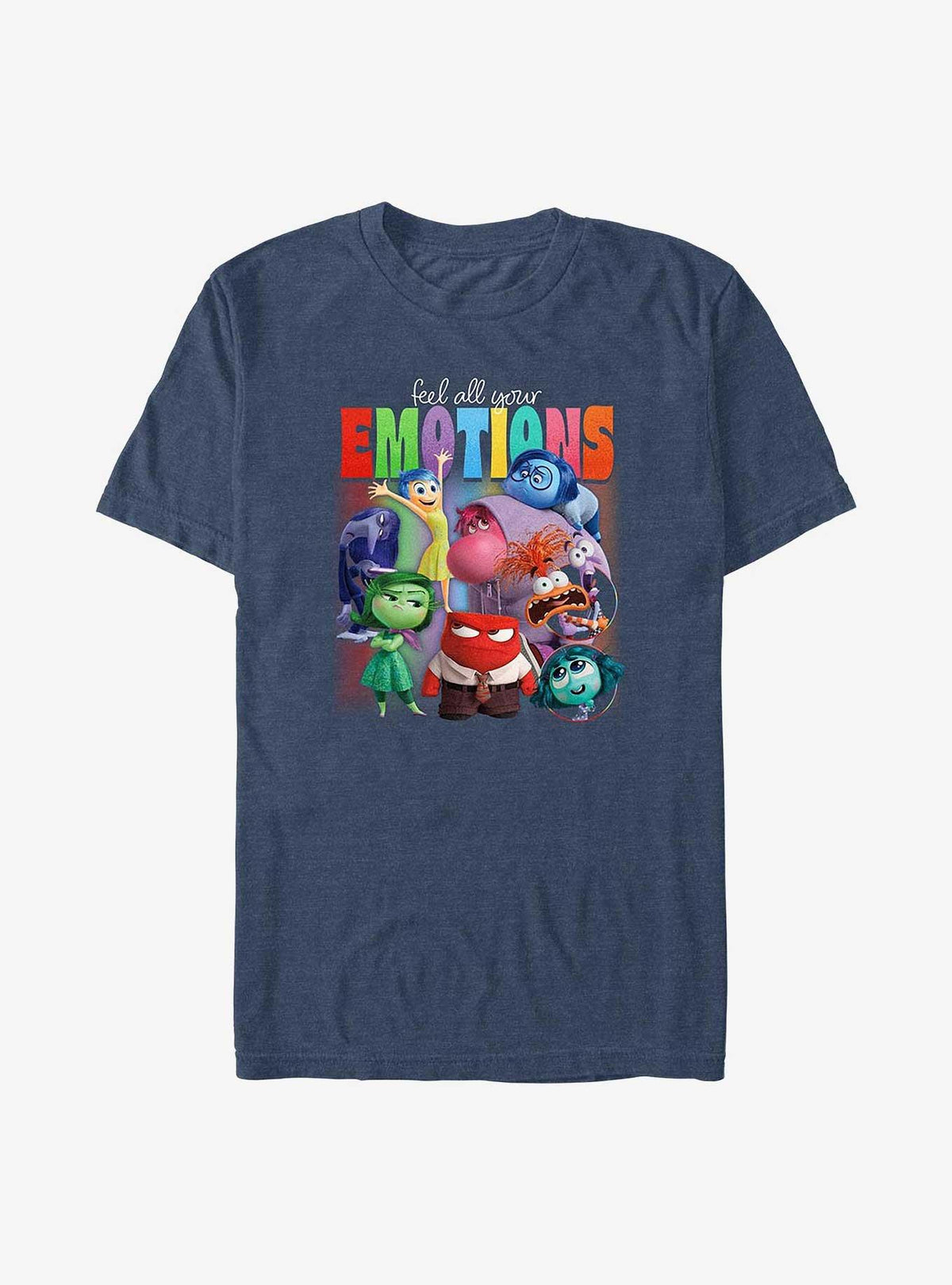Inside Out Feel Your Emotions Big Tall T-Shirt 2