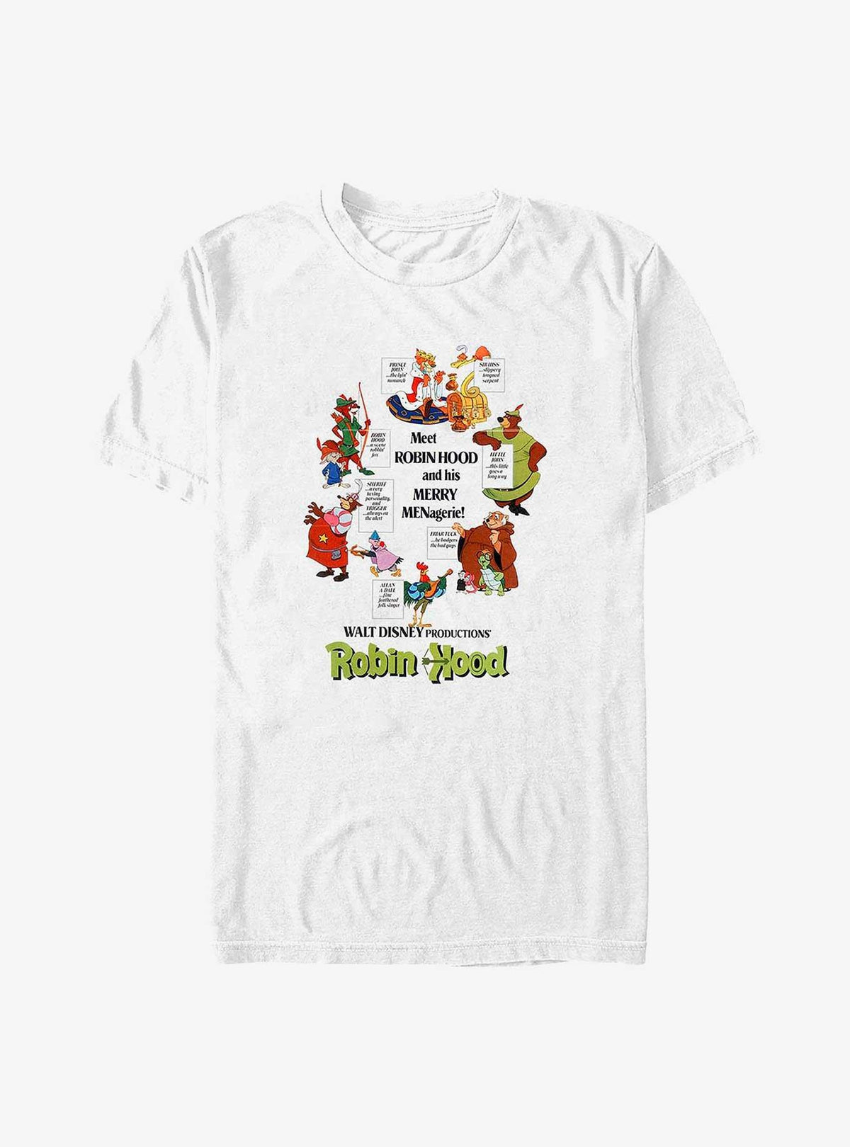 Robin Hood Meet The Merry Menagerie Big Tall T-Shirt