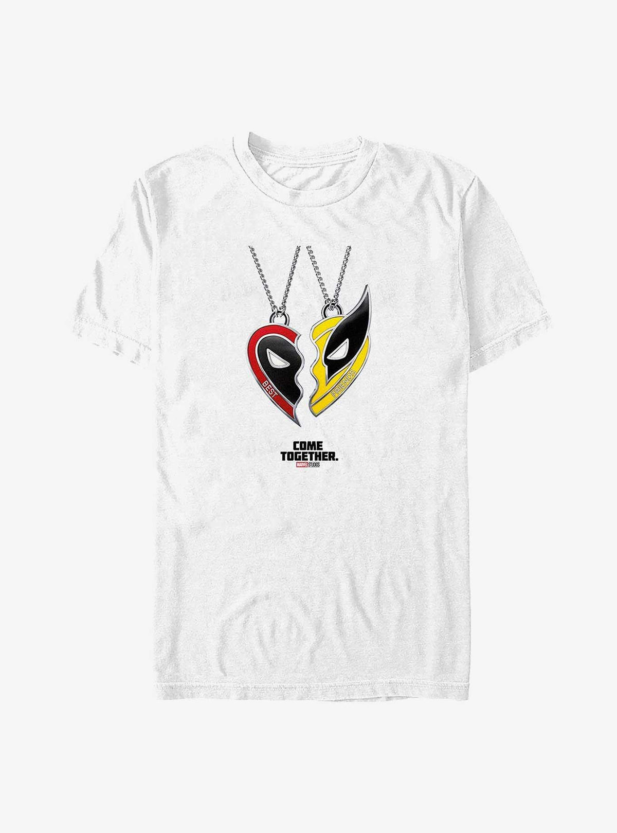 masked antihero Wolverine Heart Friendship Necklace Big Tall T-Shirt