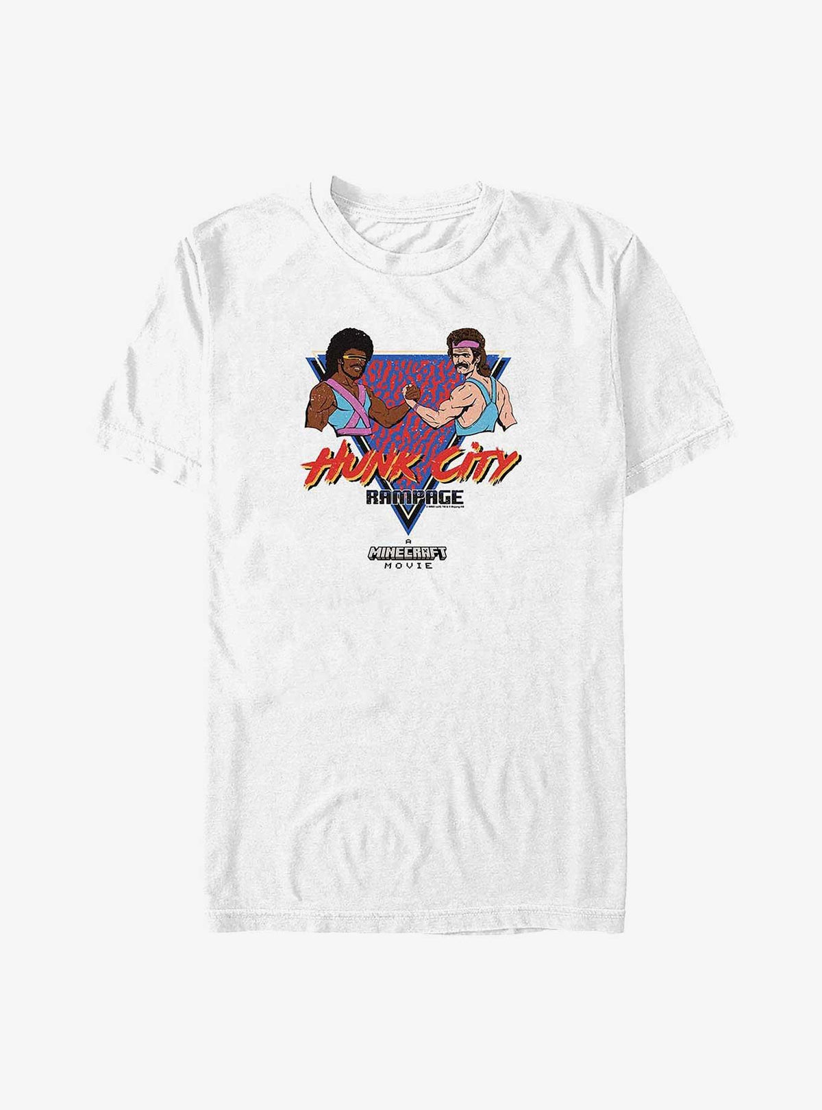 A block building gamer Movie Hunk City Rampage Big Tall T-Shirt