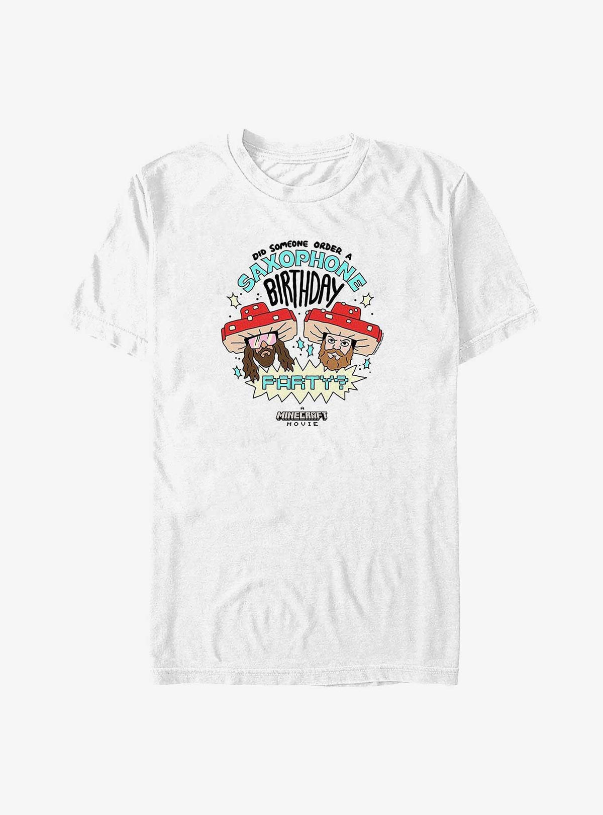 A block building gamer Movie Saxophone Birthday Big Tall T-Shirt