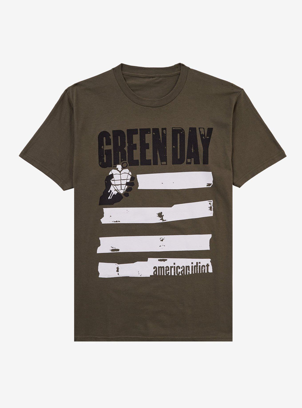 Green Day American Idiot Flag T-Shirt