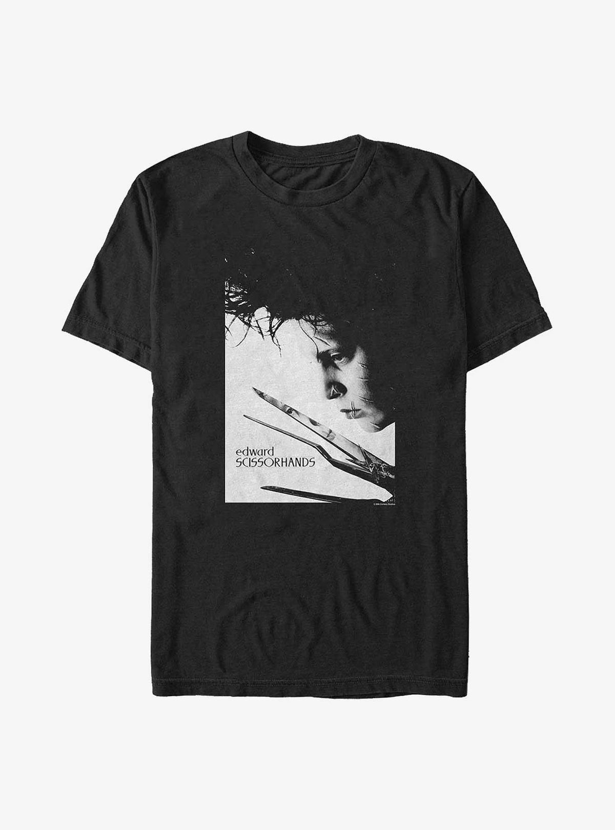 Edward Scissorhands Close Up Poster Big Tall T-Shirt