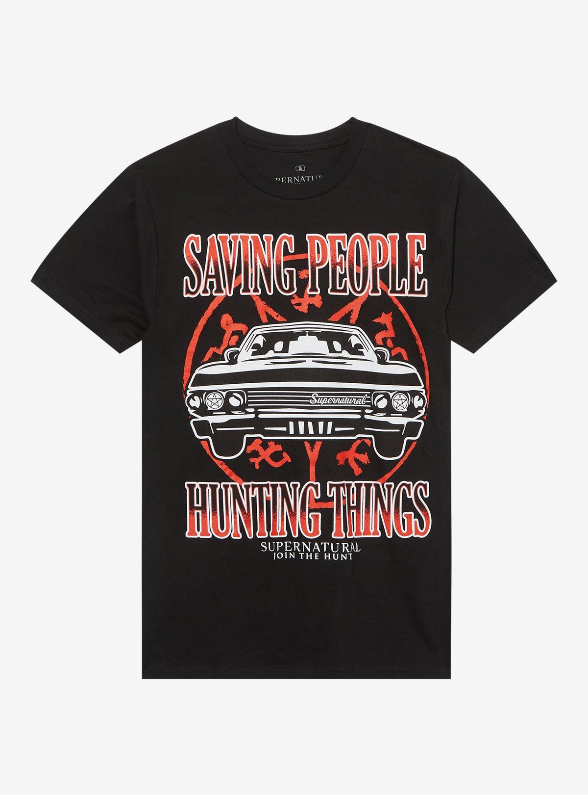 Supernatural Saving Things Car Girls T-Shirt