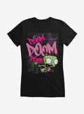 Invader Zim Doom Graffiti GIR Girls T-Shirt