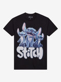 island alien duo cute blue alien Collage T-Shirt