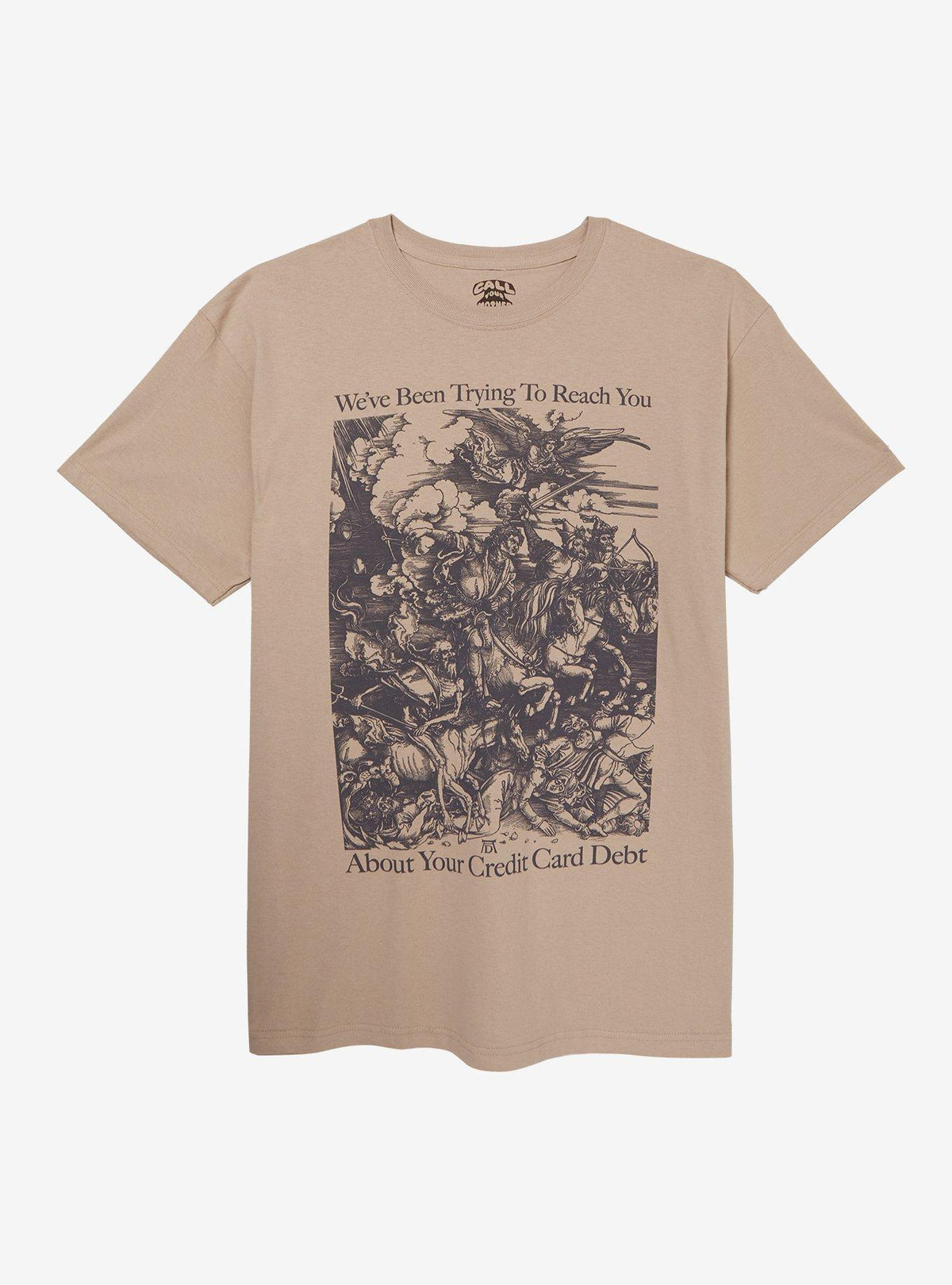 Galloping Soldiers Credit Card Debt T-Shirt By Call Your Mother