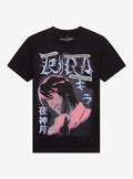 dark mystery anime Kira Shiny Print T-Shirt