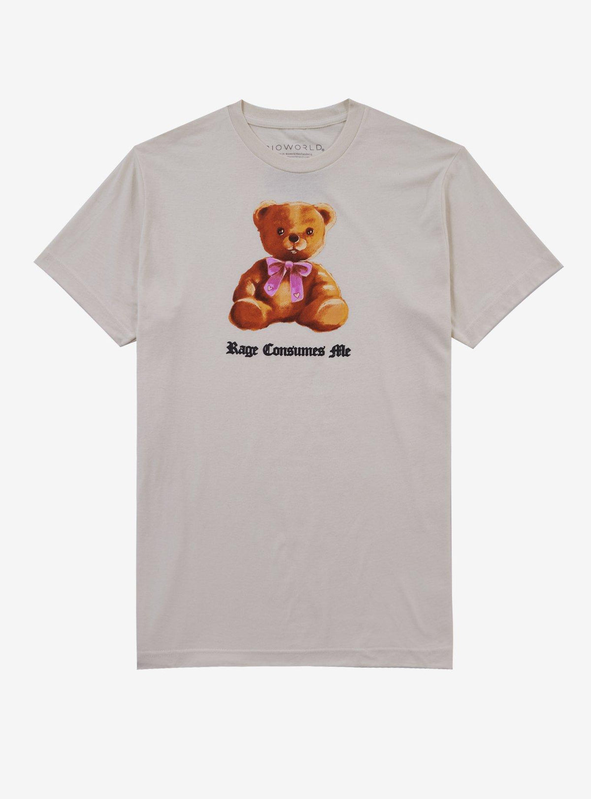 Teddy Bear Rage Puff Print T-Shirt