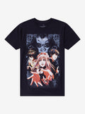 dark mystery anime Manga Group Portrait T-Shirt