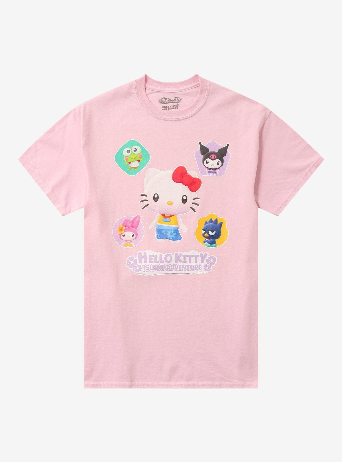 cute kitty Island Adventure Group Girls T-Shirt