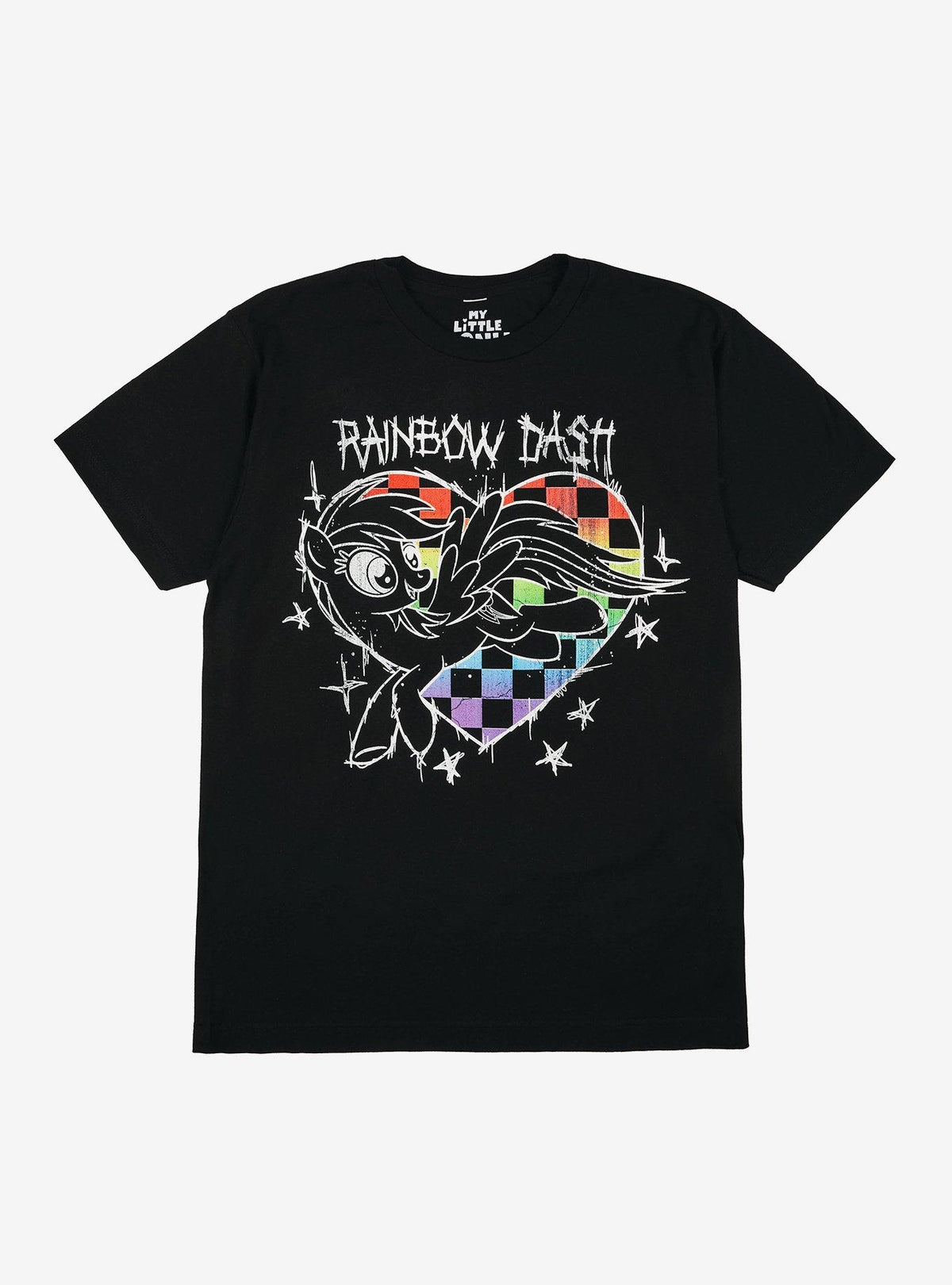 cute pony Friendship Is Magic Rainbow Dash Heart Girls T-Shirt