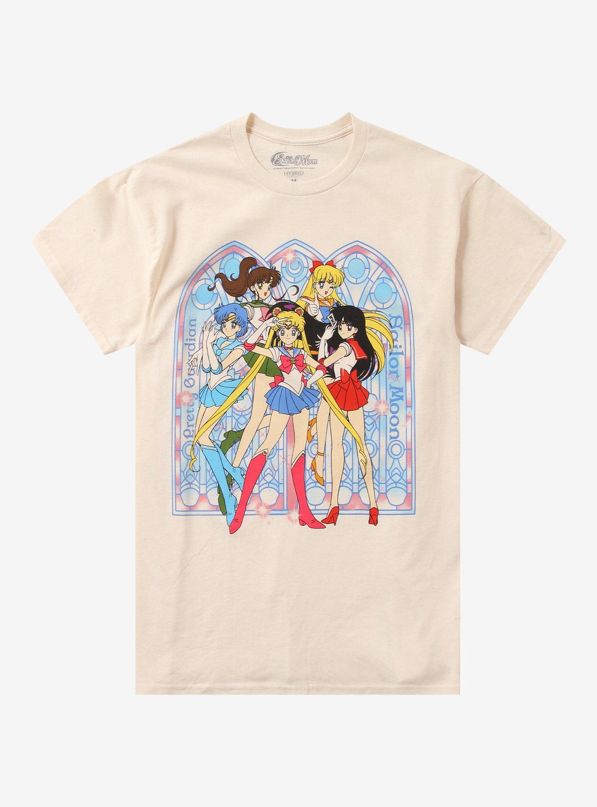 Pretty Guardian magical girl Stained Glass Girls T-Shirt