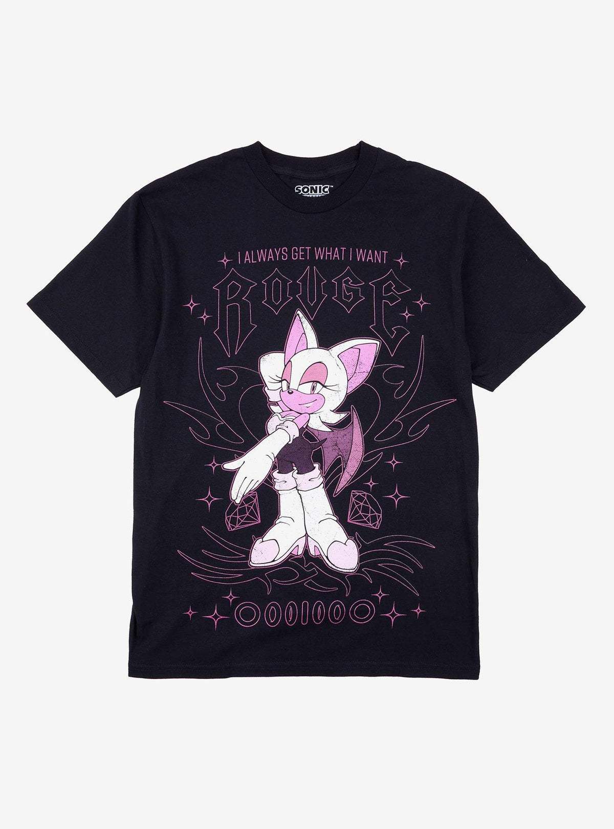 speedy hedgehog Rouge The Bat Get What I Want Girls T-Shirt