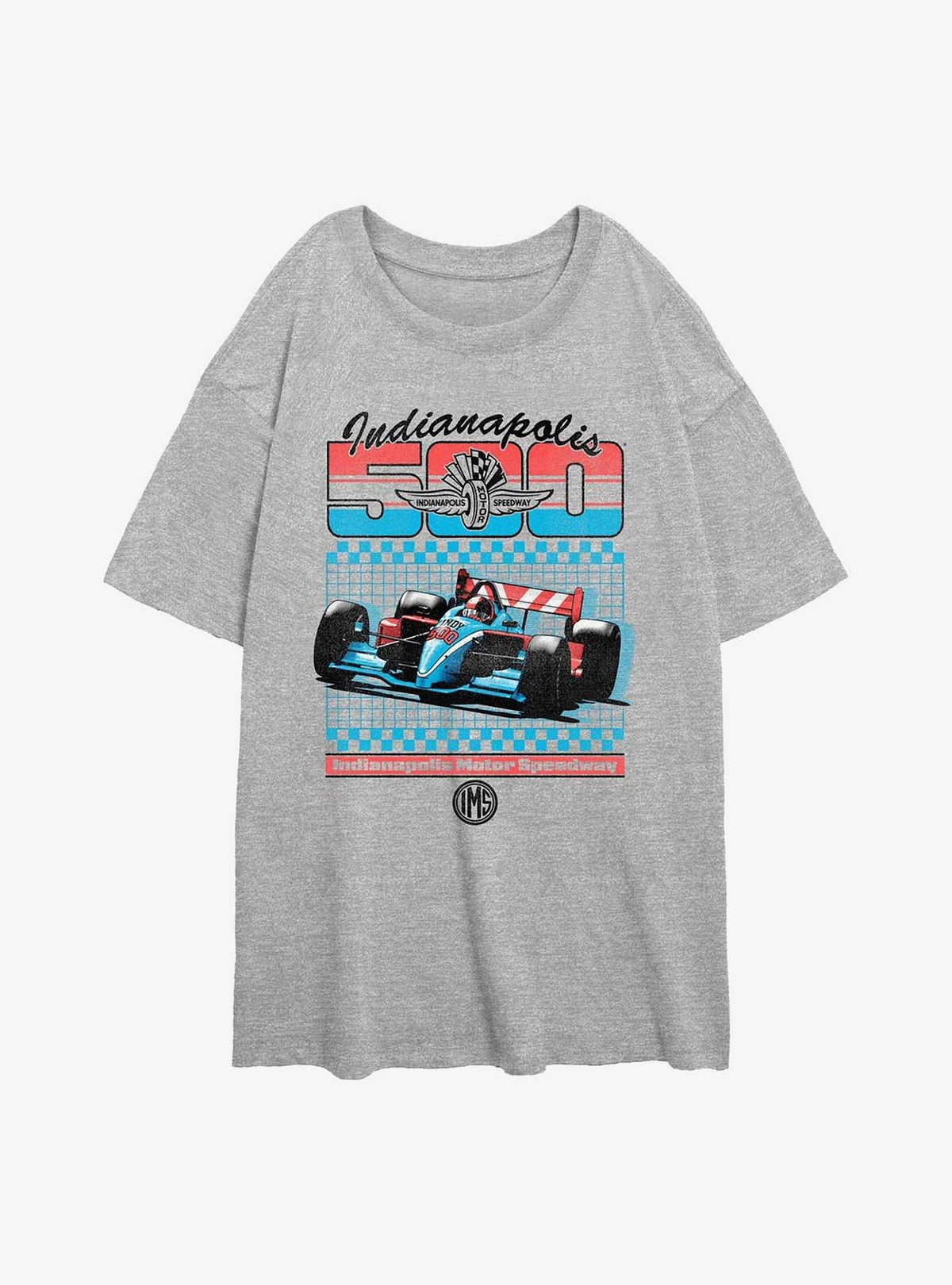 Indianapolis 500 Retro Sport Girls Oversized T-Shirt