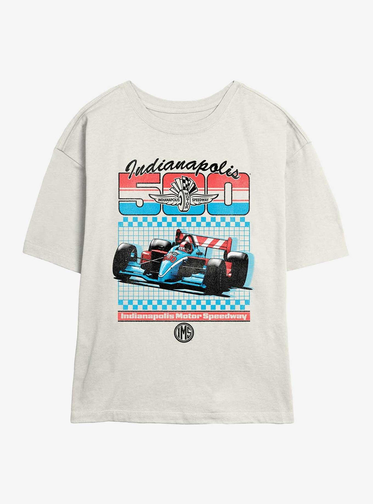 Indianapolis 500 Retro Sport Girls Skimmer T-Shirt