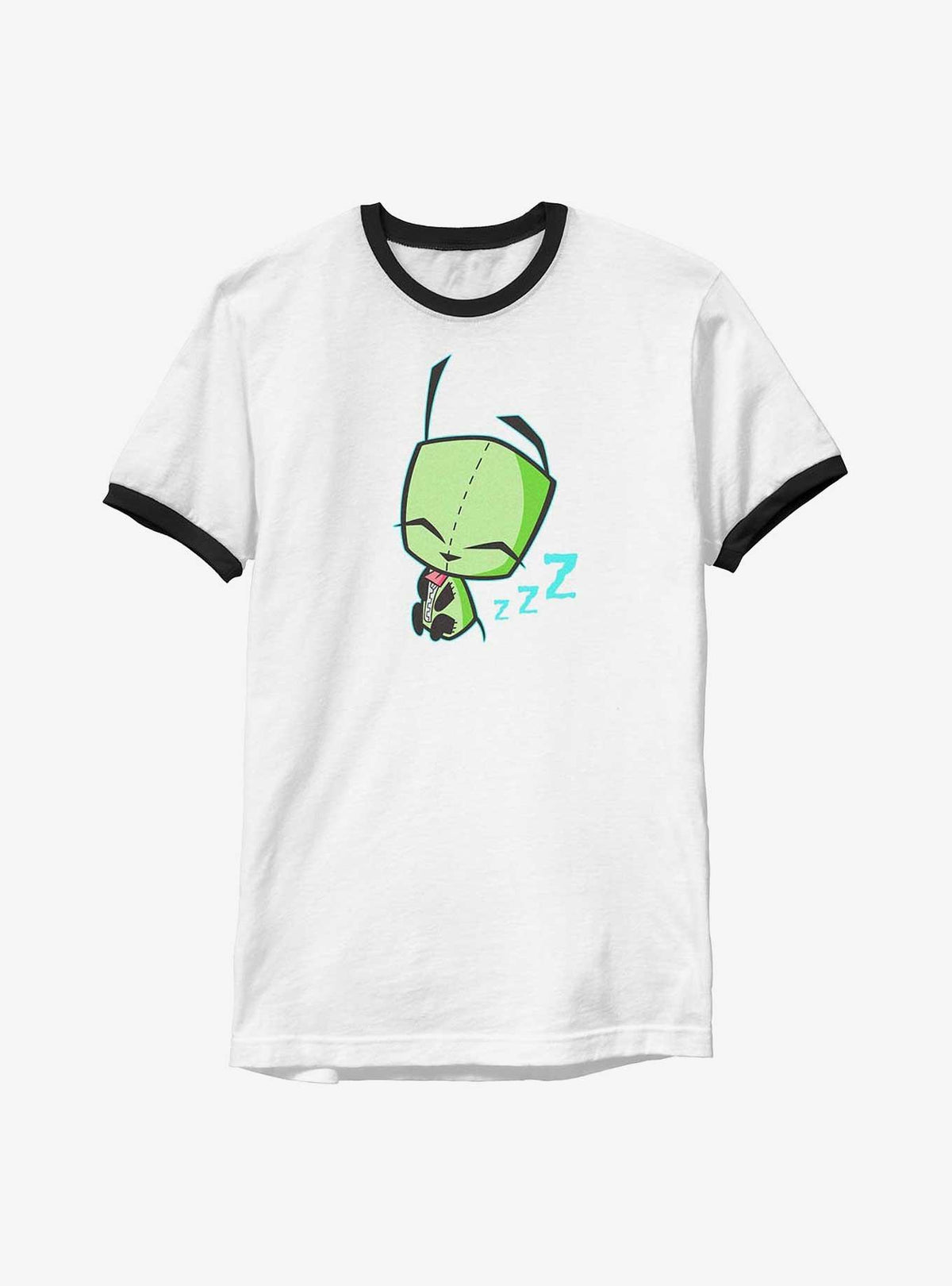 Invader ZIM Sleepy Gir Art Ringer T-Shirt