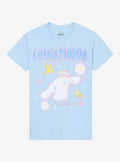 Cinnamoroll Birds Flowers Girls T-Shirt