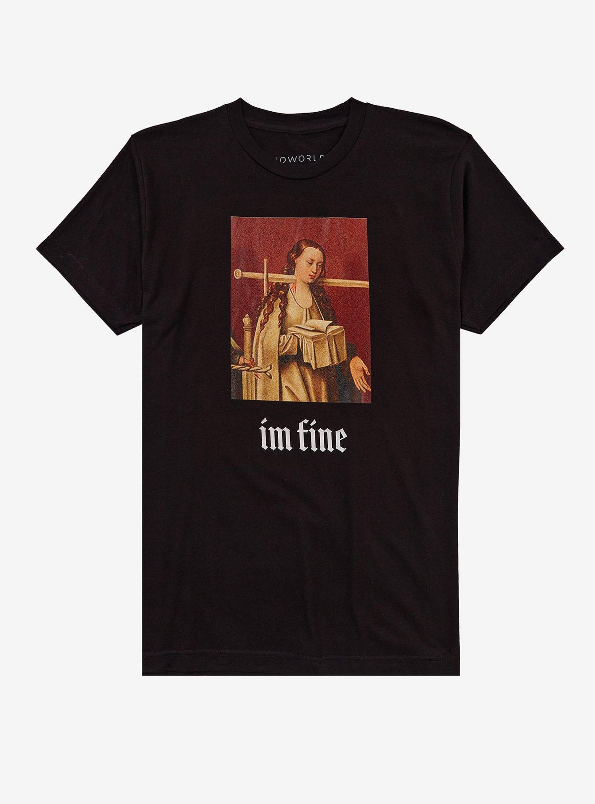 I'm Fine Portrait Painting T-Shirt