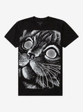 Spiral Cat Eyes Jumbo Print T-Shirt By Friday Jr