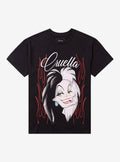 Cruella De Vil Flames T-Shirt