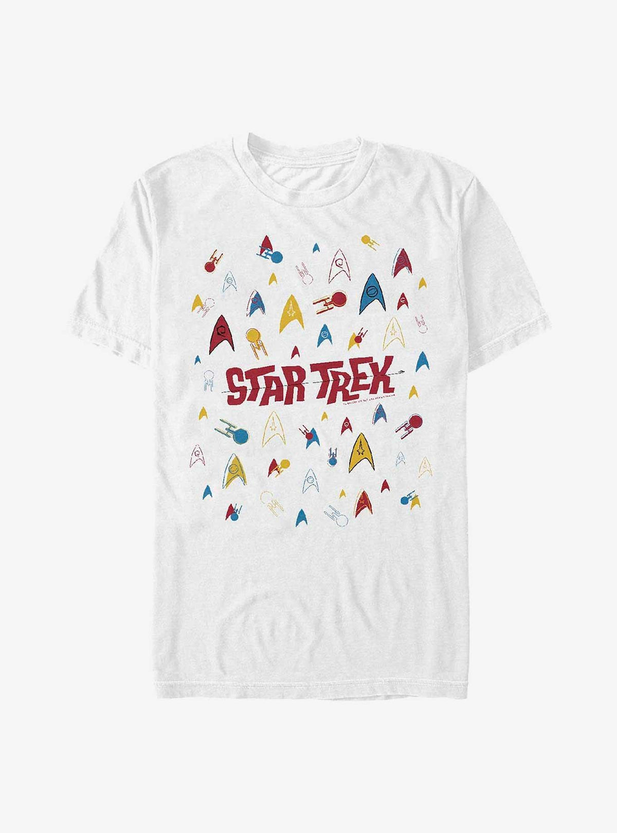 Star Trek Retro Logo Confetti T-Shirt