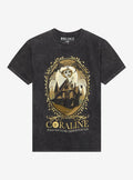Coraline Gold Portrait Mineral Wash T-Shirt