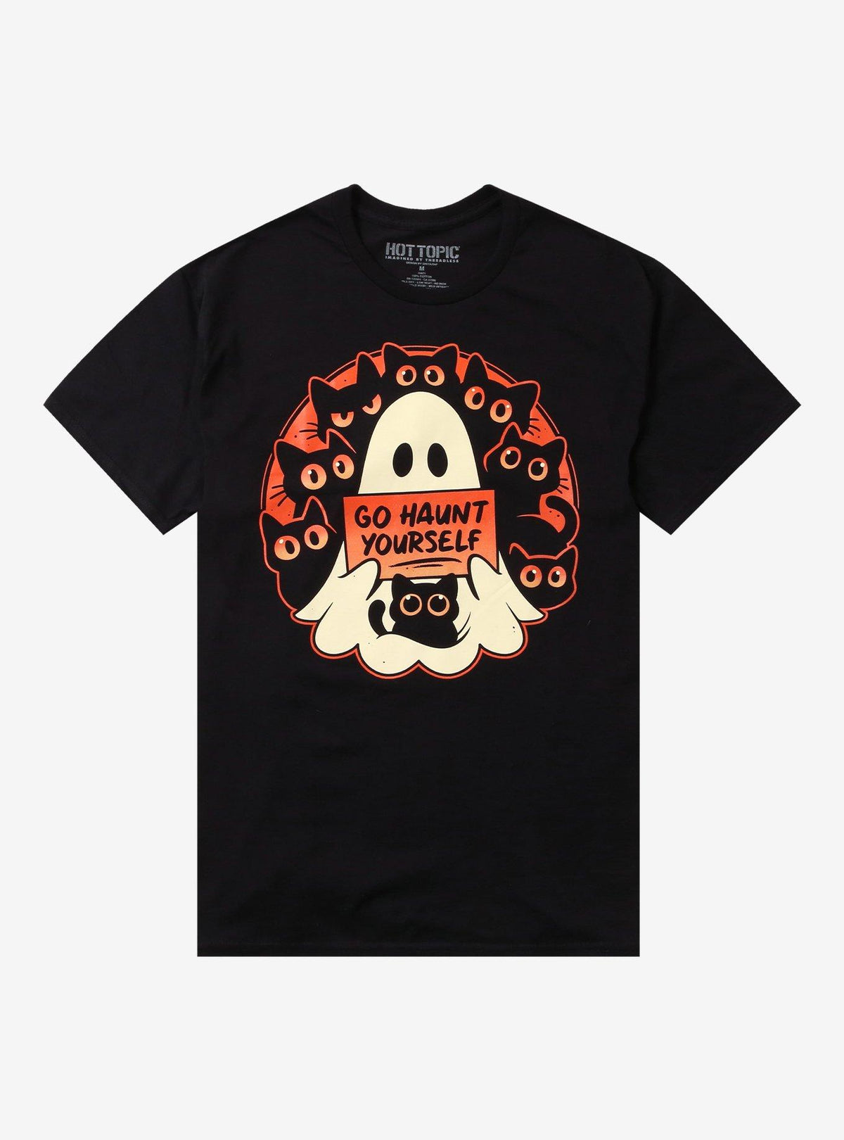 Haunt Yourself Ghost T-Shirt By Snouleaf